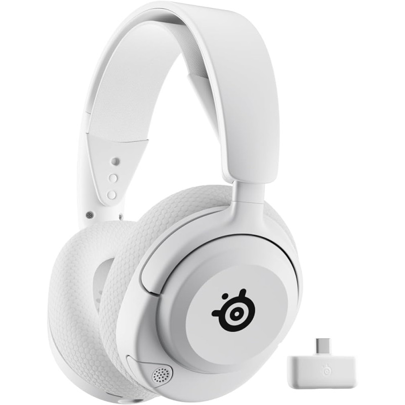 SteelSeries Arctis Nova 5P belaidės žaidimų ausinės PS5 PC White