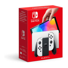 Nintendo Switch OLED Konsolė Baltos Spalvos 64gb 