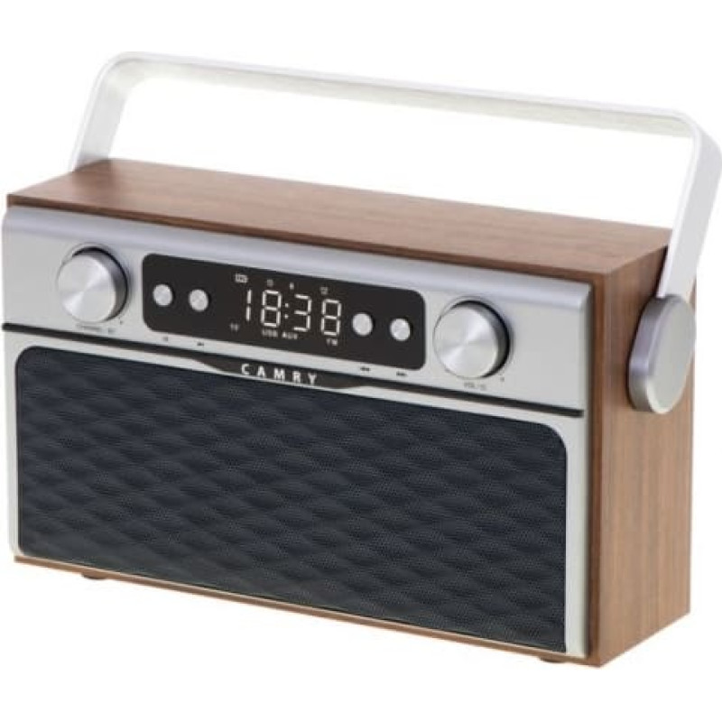 Camry | CR 1183 | Bluetooth Radio | 16 W | AUX in | Wooden