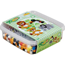 Hama Beads Hama -  Maxi Beads - 600 beads and 1 pegboard in box (8751)