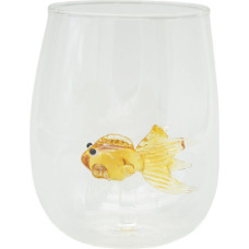 Winkee - Drinking Glasses - Handmade Glasses Goldfish