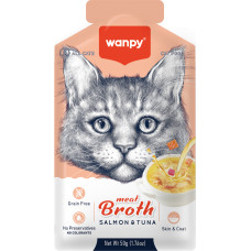 Wanpy - Wanpy Cat Meat Broth Tuna & Salmon 50g - 50g