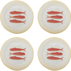 Bloomingville - Hadden Plate - Red - Stoneware