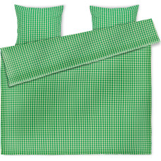 Juna - Bæk&Bølge Bed Linen 200x220 cm - Green & Sand