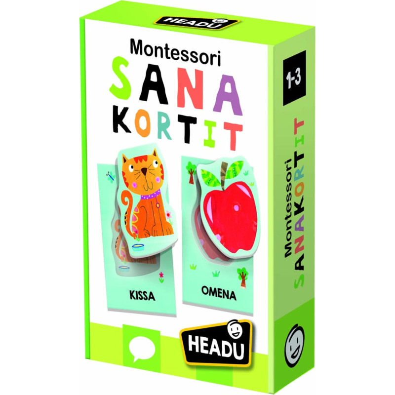 Headu Монтессори детские развивающие карточки (на фин. языке)