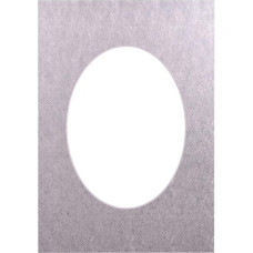 Victoria Collection Passepartout 30x40, silver oval