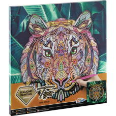 Grafix - Diamond Painting on Canvas Tiger 30 x 30 cm - (K-260008)