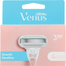 Venus - Gillette Venus Smooth Sensitive Razor Blades - Pink/White - 4 pcs