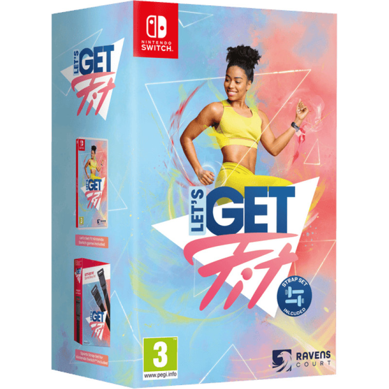 Nintendo Let's Get Fit Includes Joy Con Straps