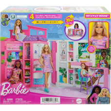 Barbie - Getaway Doll House & Doll (HRJ77)