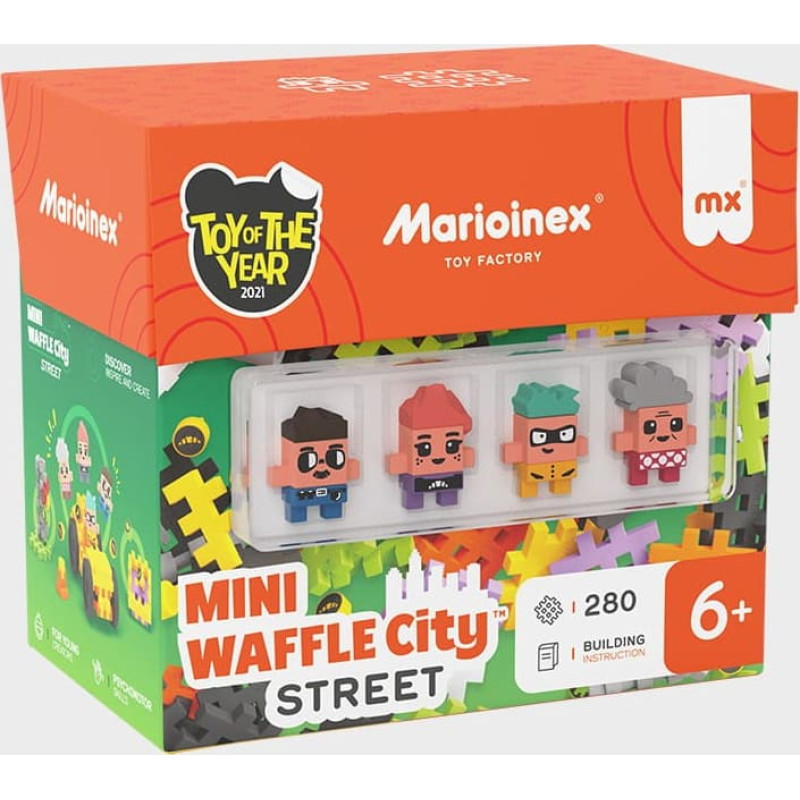 Marioinex Waffle mini Blocks - Street 280 pcs