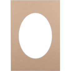 Victoria Collection Passepartout 21x29.7, sandstone oval