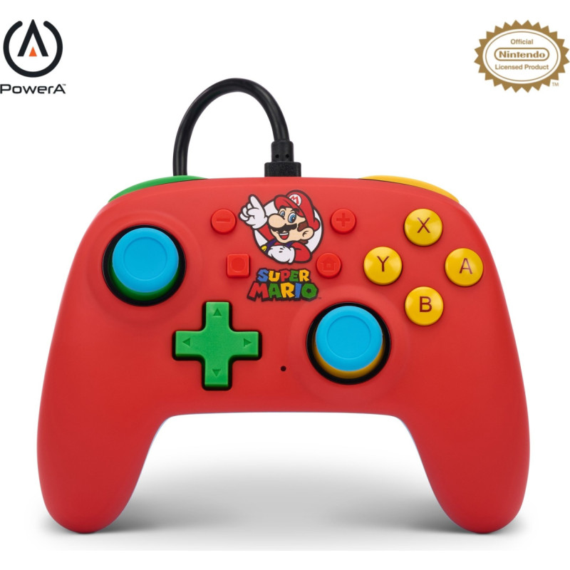 Powera Nano Wired Switch Controller - Mario Medley /Nintendo Switch