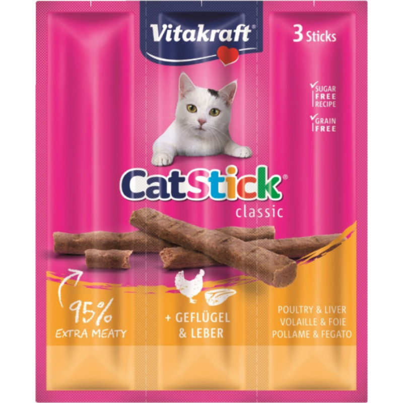 Vitakraft - Cat Stick poultry & liver  - (10869)