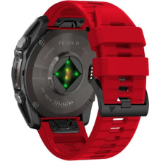 Tech-Protect watch strap Silicone Garmin fenix 5X/5X Plus/6X/6X Pro/7X/8 51mm, red