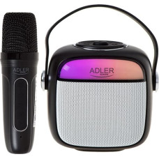 Adler AD 1199 black Karaoke speaker with microphone - SD/USB/AUX/Bluetooth