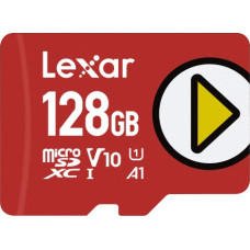 Lexar PLAY | 128 GB | microSDXC | Flash memory class 10