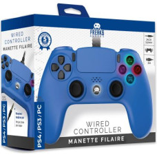 Trade Invaders Wired Controller for PS4 with 3M Cable - Blue