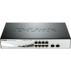 D-Link DGS-1210-08P Managed L2 Gigabit Ethernet (10/100/1000) Power over Ethernet (PoE) Black