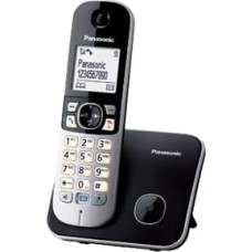 Panasonic | Cordless | KX-TG6811FXB | Built-in display | Caller ID | Black | Conference call | Phonebook capacity 120 entries | Speakerphone | Wireless connection