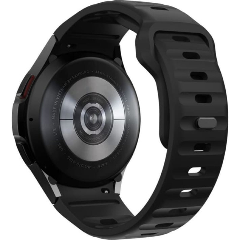 Tech-Protect watch strap Silicone Line Samsung Galaxy Watch4/5/5 Pro/6/7/FE, black