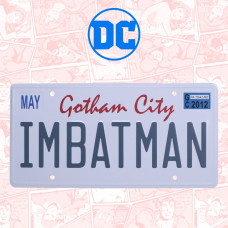 Fanatik DC Comics Batman Number Plate Tin Sign
