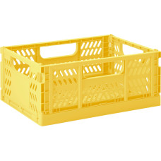 3 Sprouts - Modern Folding Crate Medium Yellow
