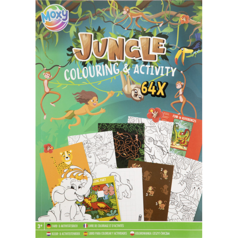 Moxy - Colouring & Activity Book - Jungle (150069)