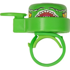 Crazy Safety - Green Crocodile Bicycle Bell for Kids - Green - Unisize