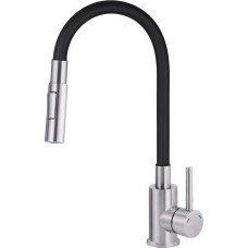 Deante Kitchen faucet with bent spout - 2 types of spray
