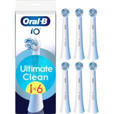 Oral B - iO Series Ultimate Clean Replacement Brush Heads - White - 6 count