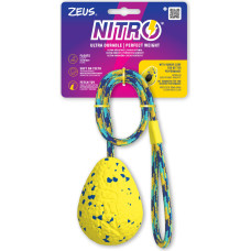 Zeus Nitro - Weighted Slinger with Rope - Vibrant Yellow and Blue - 9.2cm