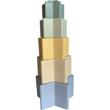 Magni - Silicone Stacking Tower with Star Shaped Boxes (5559)