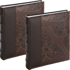 Victoria Collection Album B 10x15/200M Leaf, brown 2pcs