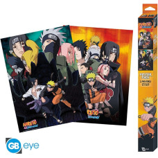 Abysse NARUTO SHIPPUDEN - Set 2 Posters - Ninjas (52x38)