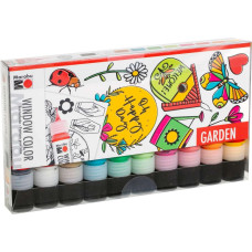Marabu - Fun & Fancy Window Color 10x25ml - Garden (822510)