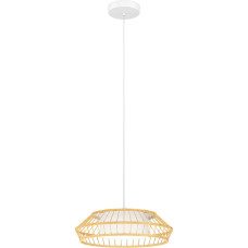 Eglo - Yuku-Z pendant lamp bamboo Ø46 - RGB + TW - Zigbee, Bluetooth