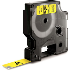 Dymo - DYMO D1 Tape - Black on Yellow - 12mm x 7m