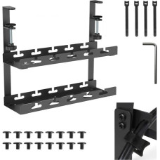 Maclean Under desk cable organizer, MC-104 B
