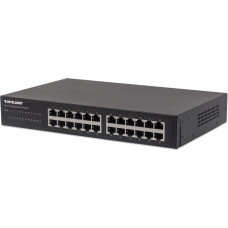 Intellinet 24-Port Gigabit Ethernet Switch, 24 x 10/100/1000 Mbit/s RJ45-Ports, IEEE 802.3az (Energy Efficient Ethernet), Desktop, 19
