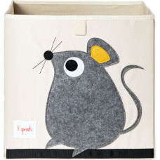 3 Sprouts - Storage Box - Gray Mouse
