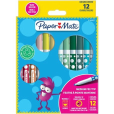 Paper Mate - Children's Colouring Felt Tip Pens 12-Blister (2166507)