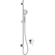 Deante Concealed shower set with rail