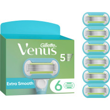 Venus - Gillette Venus Extra Smooth Razor Blades - Green/White - 6 pcs