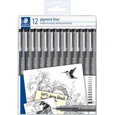 Staedtler – Pigmentliner 0.5 mm – Black (308-9 TB12)