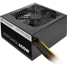 Thermaltake Litepower II Black 650W (Active PFC, 2xPEG, 120mm, Single Rail)
