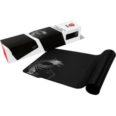MSI AGILITY GD70 Pro Gaming Mousepad '900mm x 400mm, Pro Gamer Silk Surface, Iconic Dragon Design, Anti-slip and shock-absorbing rubber base, Reinforced stitched edges'