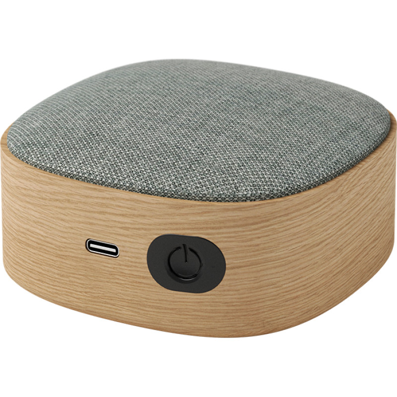 Sackit - Go Wood Portable Bluetooth Speaker - Natural Oak