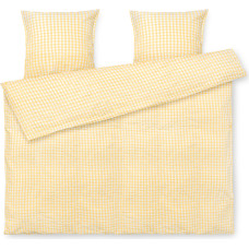 Juna - Bæk&Bølge Bed Linen 200x220 cm - Yellow & White