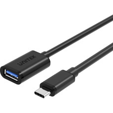 Unitek ADAPTER USB TYP-C TO USB AF 0,15m; Y-C476BK